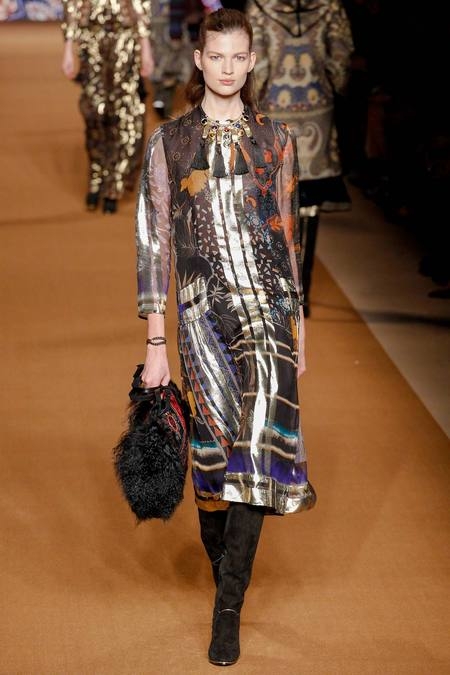 Bette Franke shows Milan Fall 2014 Etro